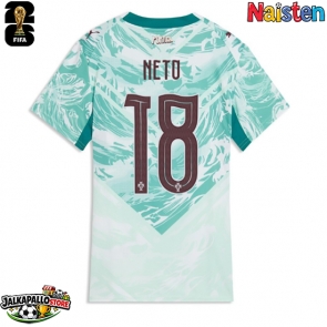 Portugali Pedro Neto #18 Vieraspaita Naisten MM-kisat 2026 Lyhythihainen